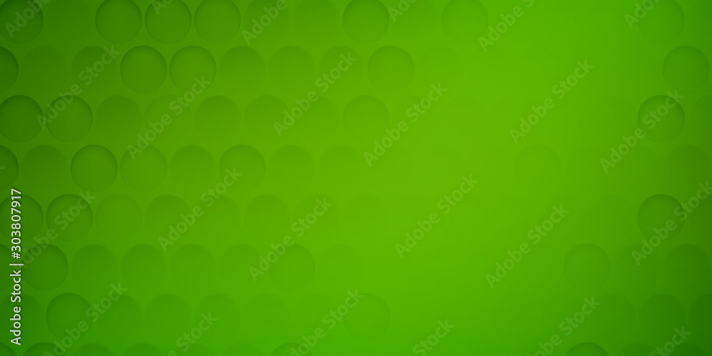 Abstract background with circles in green colors