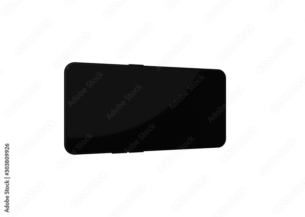 Smartphone Mobile Phone Mock Up Model 3D Render Smartphone Mobile Phone Mock Up Model 3D Render