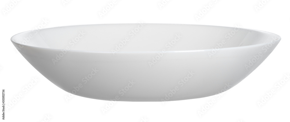 Ceramic white bowl isolated on white background Ceramic white bowl isolated on white background