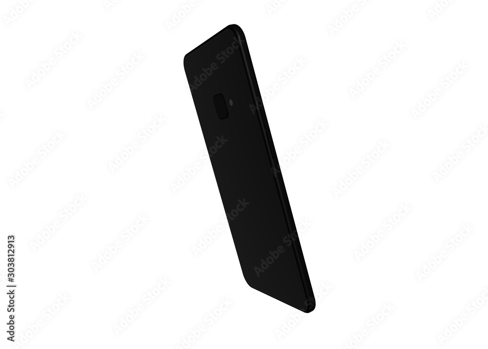 Smartphone Mobile Phone Back Camera Mock Up Model 3D Render Smartphone Mobile Phone Back Camera Mock Up Model 3D Render