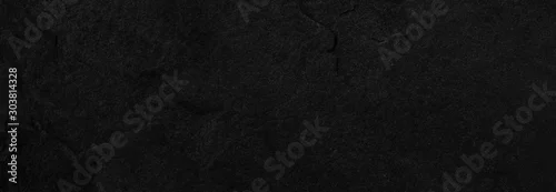 Obraz  z motywem Stone black texture background. Dark cement, concrete grunge. Tile gray, Marble pattern, Wall black background blank for design
