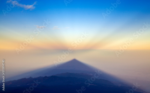 Sunrise on Teide photo