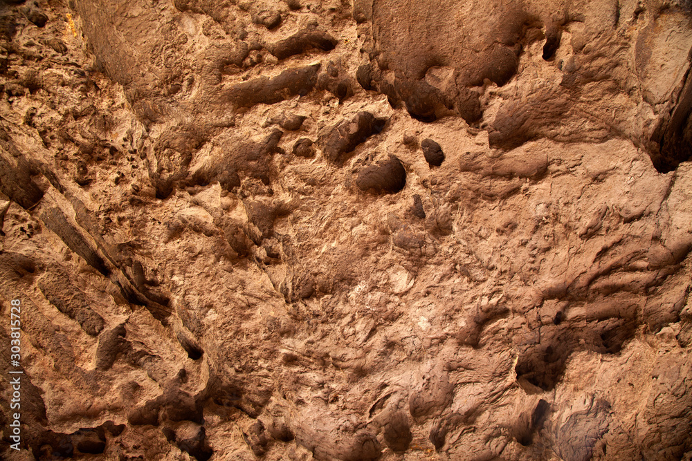 Gran Canaria, cave in volcanic rock Gran Canaria, cave in volcanic rock