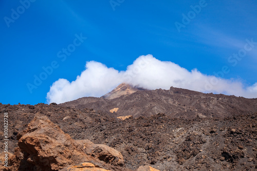 Tenerife, views along hiking trail Regatones Negros