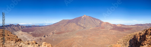 Tenerife, view over Canadas del Teide