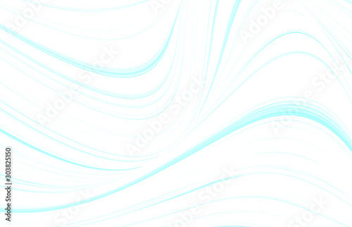 Aquamarine. Blue background with waves and lines in the same style for a wedding card, beautiful texture of an abstract pattern for a screensaver.