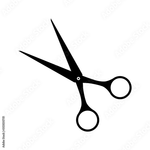 Scissors symbol icon vector illustration isolated eps10 on white background sign design