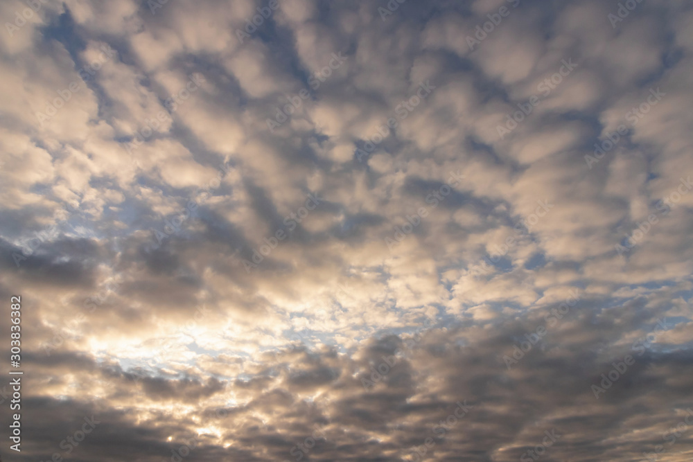 Cumulonimbus sky with a slight clearance, dramatic backdrop