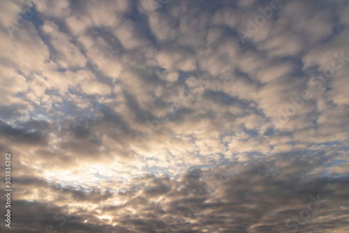 Fototapeta Naklejka Na Ścianę i Meble -  Cumulonimbus sky with a slight clearance, dramatic backdrop