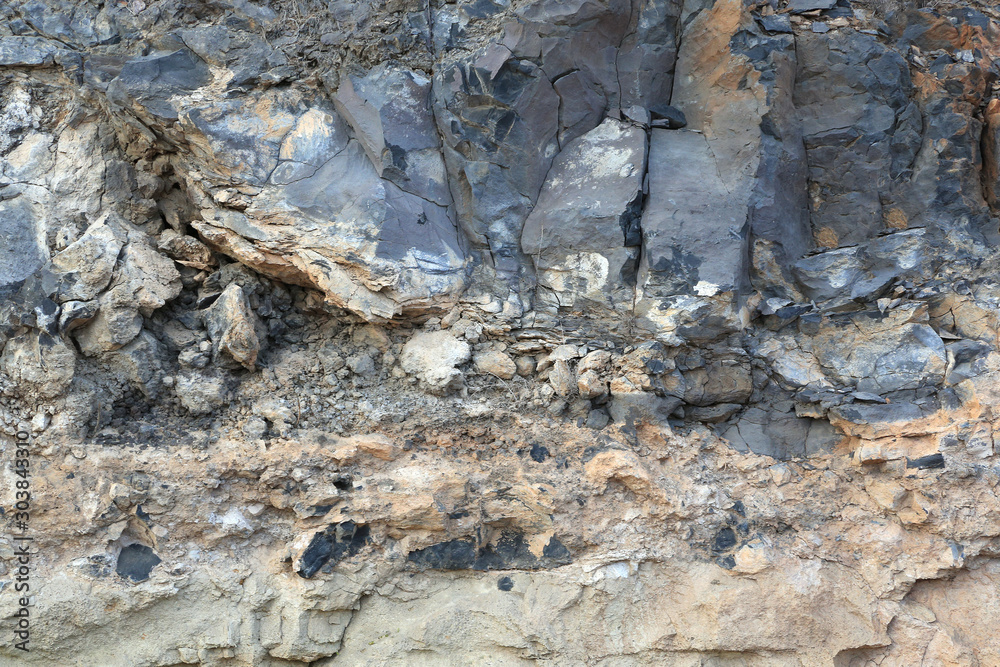 Fototapeta premium Cliff surface, background