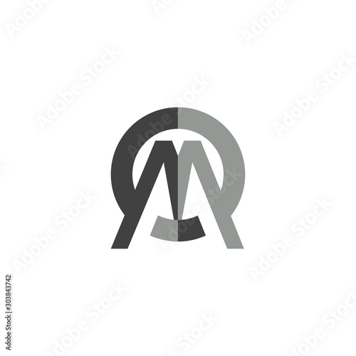 M Letter Logo Template