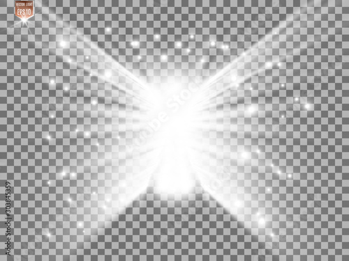 Christmas angel. Vector illustration. Angel on a transparent background.