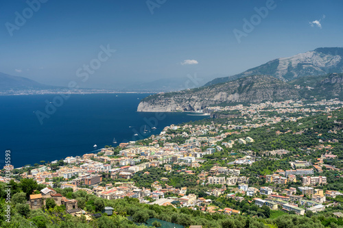 Sorrento, Naples: the coast at summer