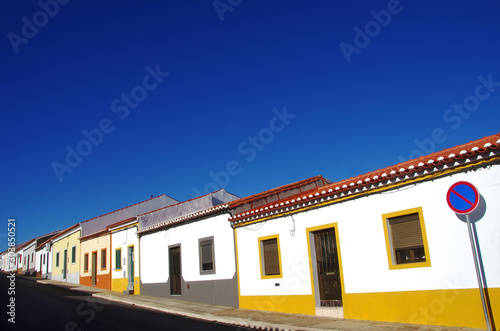 Amareleja street in south of Portugal