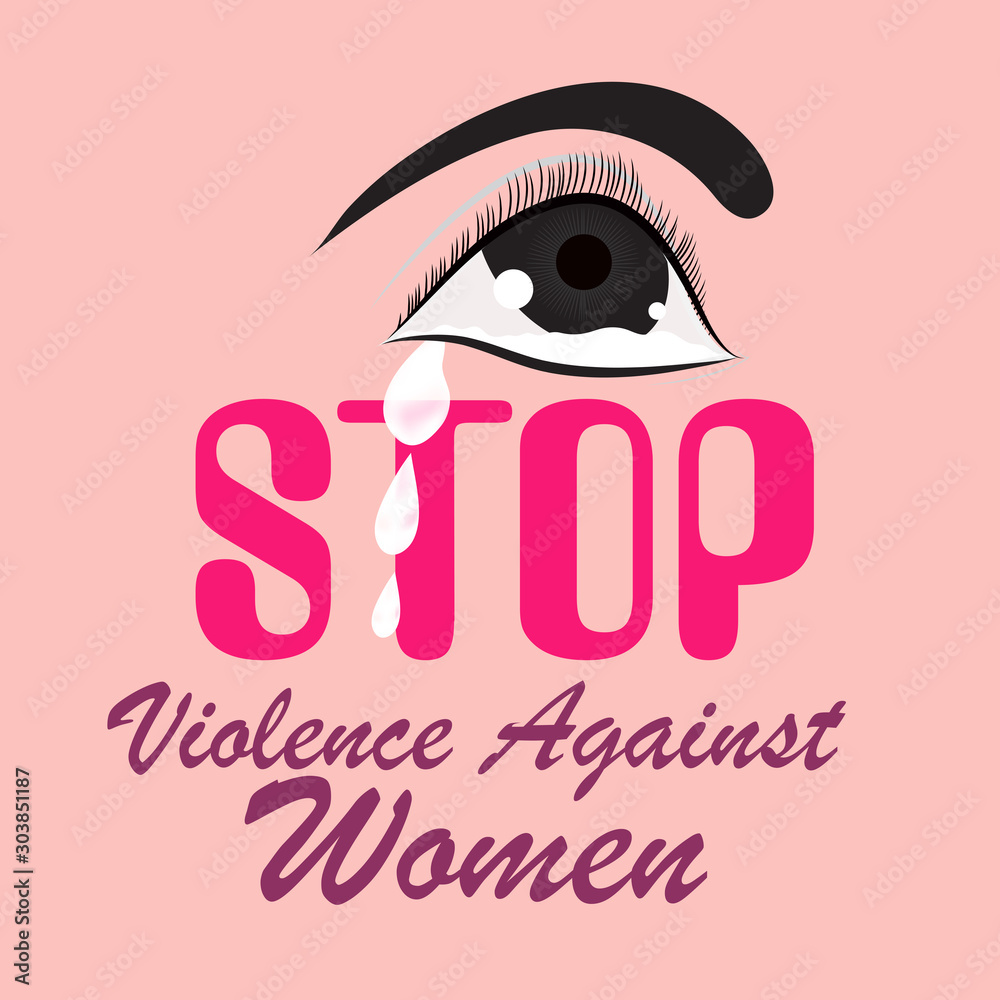 Obraz na plátně International Day for the Elimination of Violence Against Women.