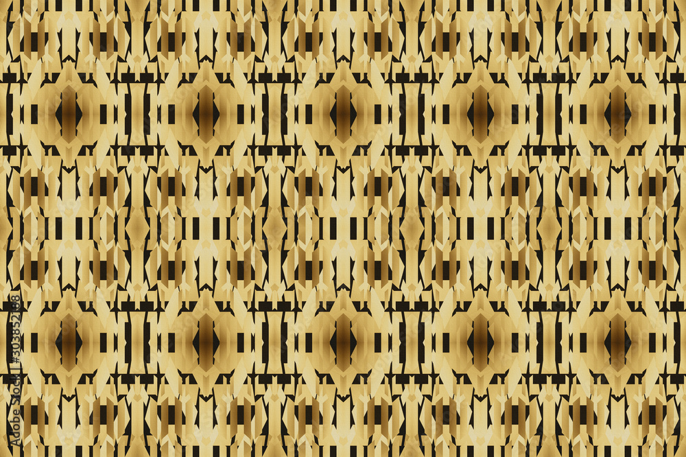 Textured African fabric, bicolored pattern