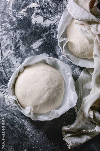 Photo Process of making homemade bread