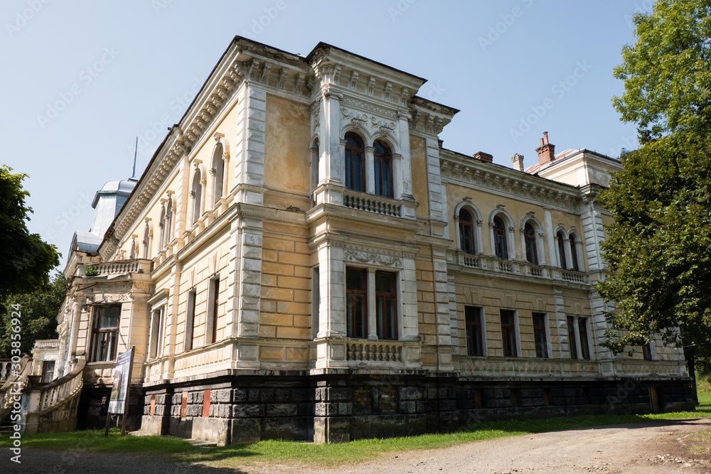 Groedl neo baroque style palace in Skole