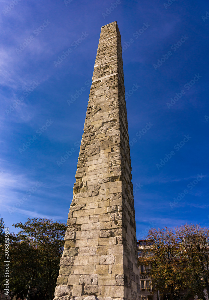 Constantine Obelisk in Istanbul, Turkey