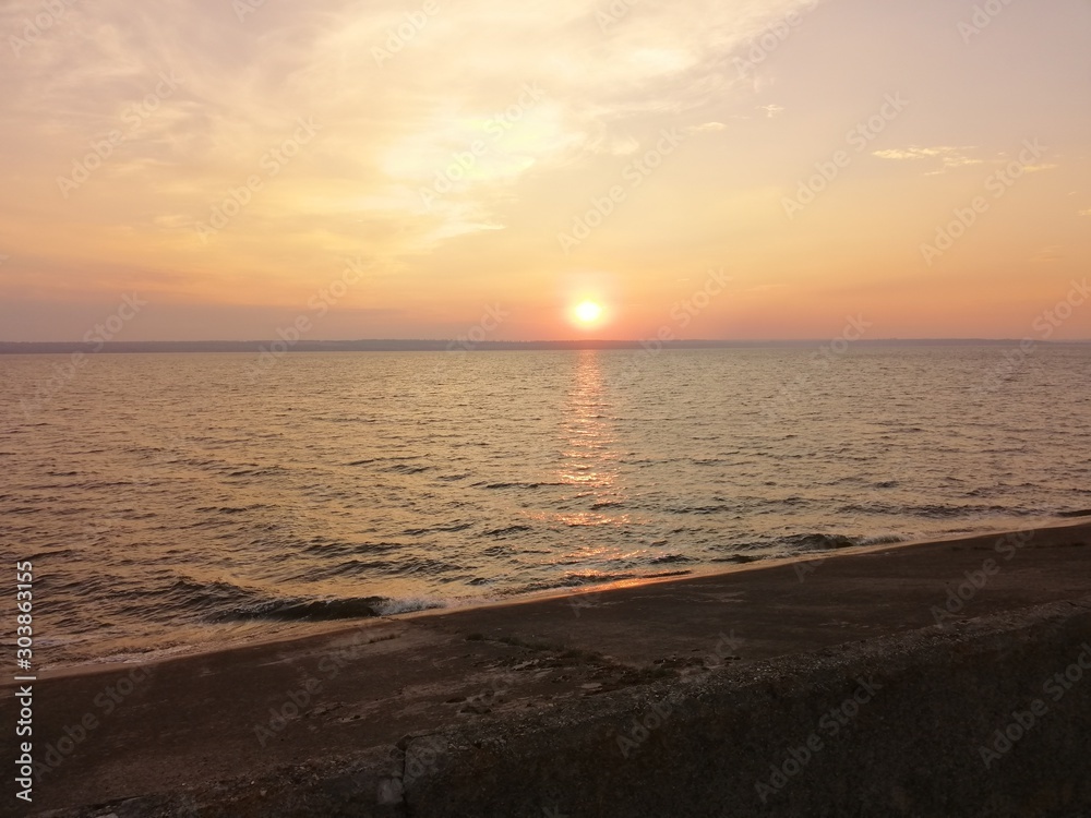 Fototapeta premium sunset on beach