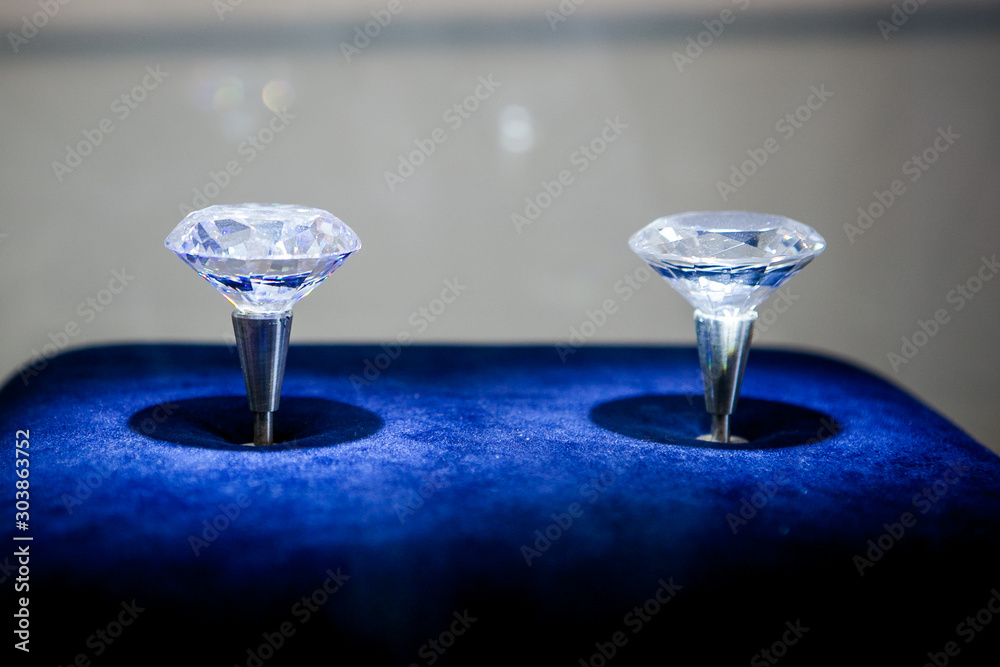two large diamonds on a blue background two large diamonds on a blue background