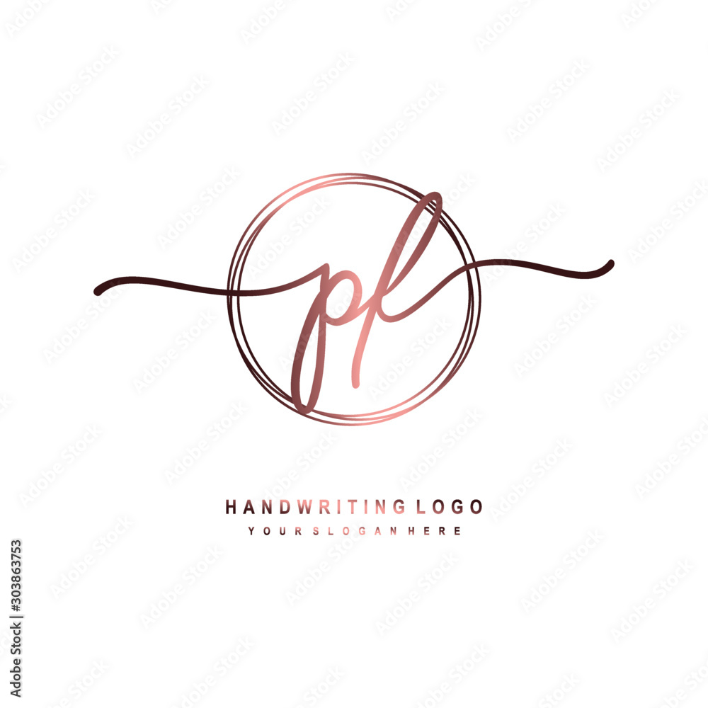 PF Initial handwriting logo design with circle lines dark pink gradation color. handwritten logo for fashion, beauty, team, wedding, luxury logo PF Initial handwriting logo design with circle lines dark pink gradation color. handwritten logo for fashion, beauty, team, wedding, luxury logo