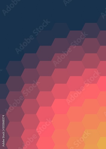 dutch Color Abstract trianglify Generative Art background illustration
