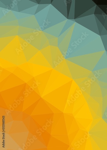 dutch Color Abstract trianglify Generative Art background illustration
