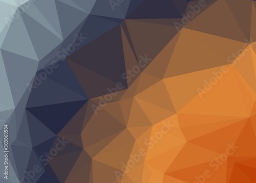 dutch Color Abstract trianglify Generative Art background illustration