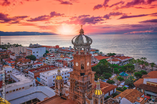 Atardecer en Puerto Vallarta photo