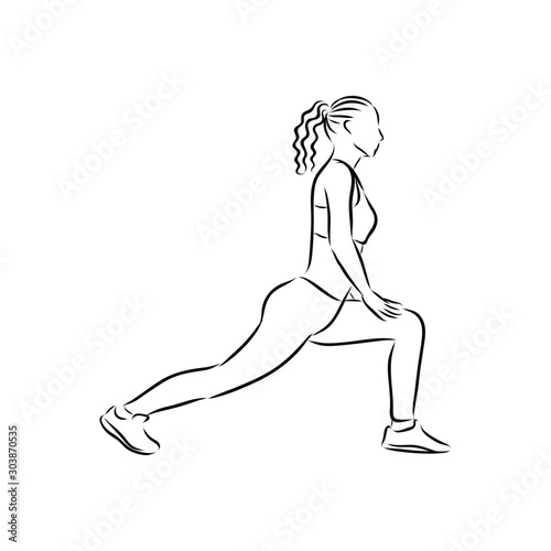 silhouette of a woman in yoga pose 