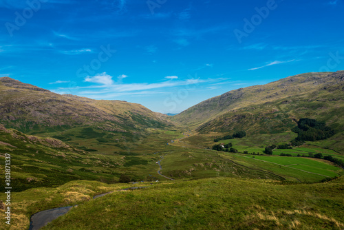 Through the scenic valleys and Mountains in Cumbra  Lake District