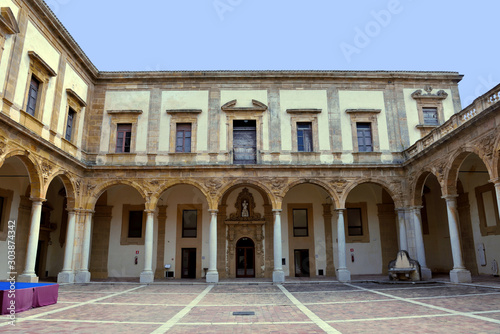 Jesuit college ( collegio dei gesuiti ) 17th century, mazara del vallo sicily italy photo