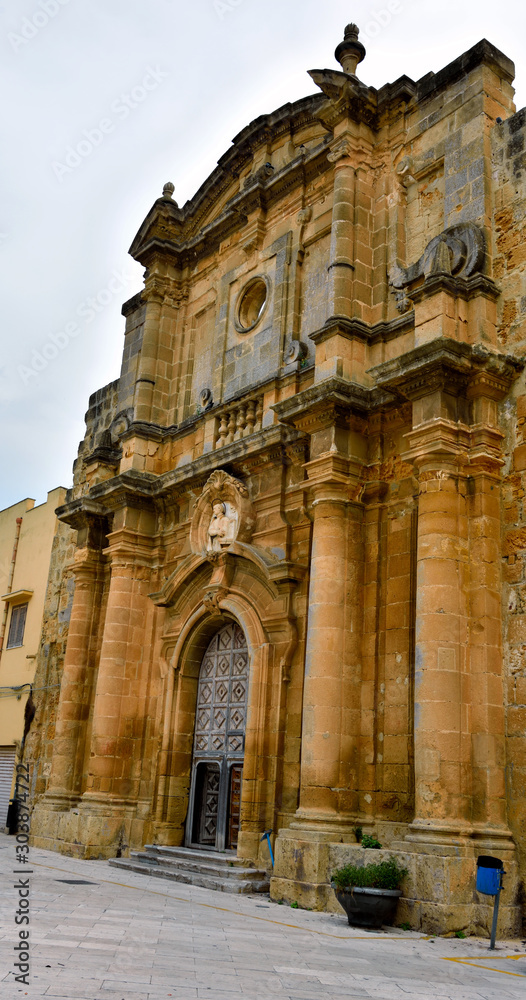 Φωτογραφία Ruins of the Church of Sant'Ignazio, mazara del vallo sicily italy