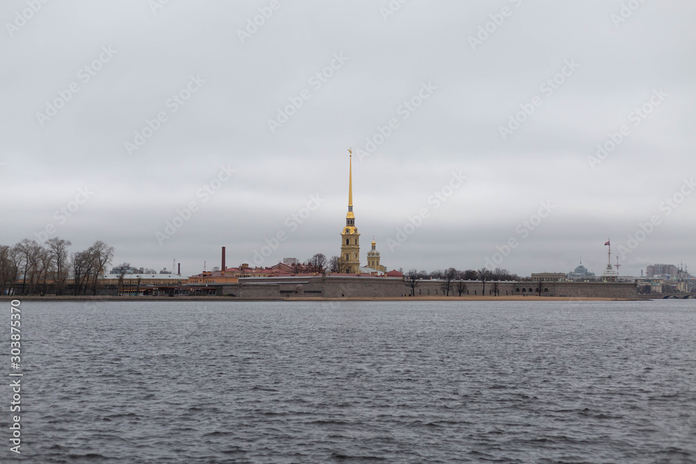  view of the Peter and Paul Fortress