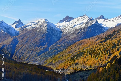 autumn landscape in Switzerland