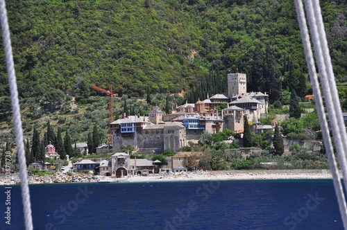 Athos - Holy Mountain in Greece with ancient monasteries