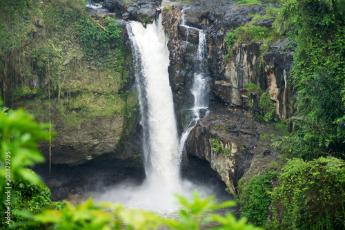 Waterfall in the middle of forest