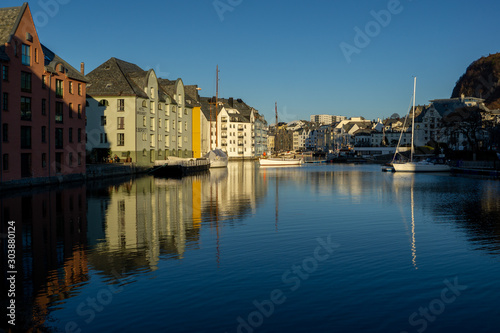 Norwegen Herbsz Alesund