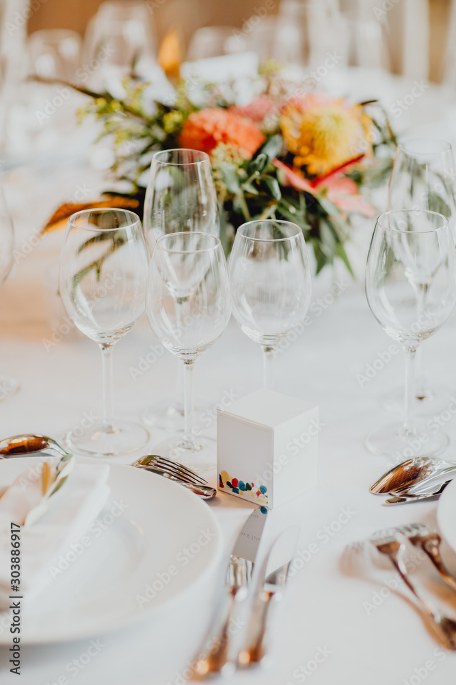 Fototapeta premium Table de mariage