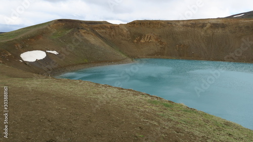 Stora Víti crater of the Krafla volcano, near Leirhnukur, Myvatn region, Norðurland eystra, Iceland photo