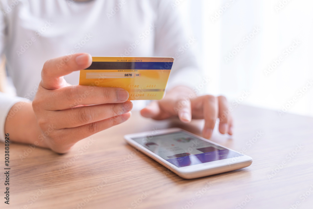 Women online financial transactions on smartphone. Women online financial transactions on smartphone.