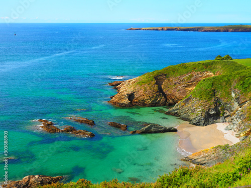 Landscape of the Cantabrian Coast near Ribadeo, Galicia - Spain