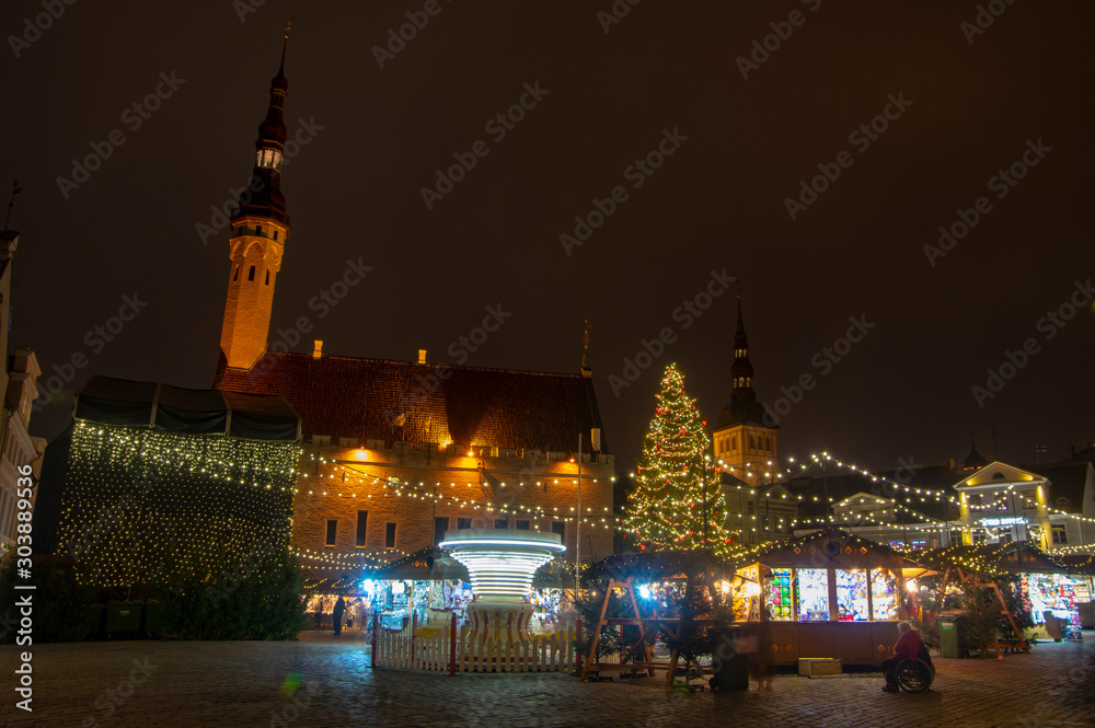 Christmas market in old Tallinn