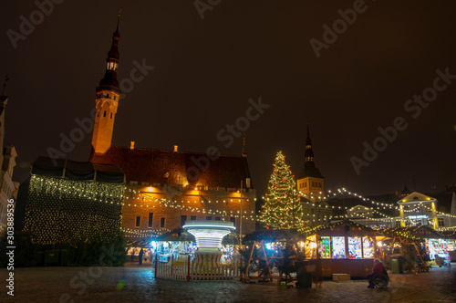 Christmas market in old Tallinn