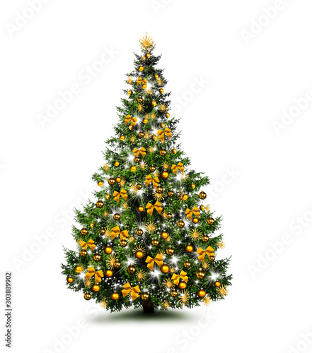 Geschmückter Weihnachtsbaum