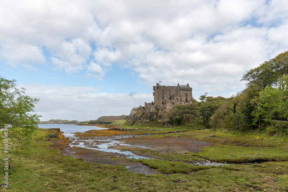 Dunvegan Castle on the Isle of Skye in Scotland