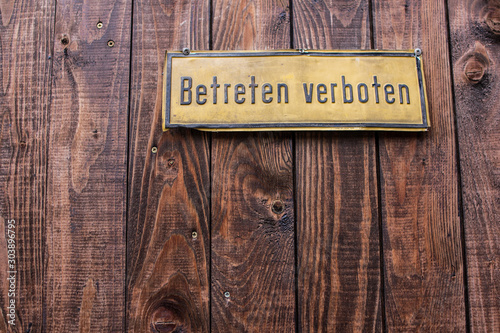 Betreten verboten