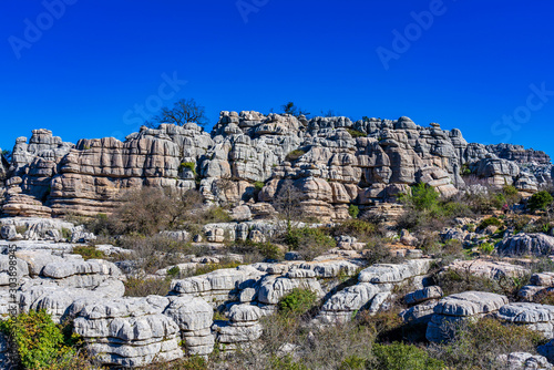 El Torcal de Antequera, Andalusia, Spain, near Antequera, province Malaga.