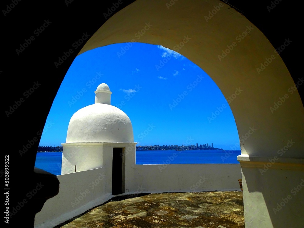 Φωτογραφία Amérique du Sud, Brésil, État de Bahia, Salvador, Fort Notre Dame du Mont Serrat